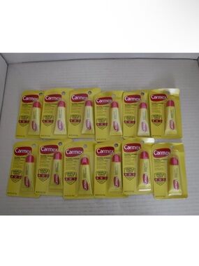 (12 Pack)  Carmex Classic Lip Balm Medicated .35 OZ External Analgesic